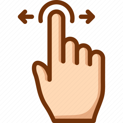 Drag, finger, horizontal, touch icon - Download on Iconfinder