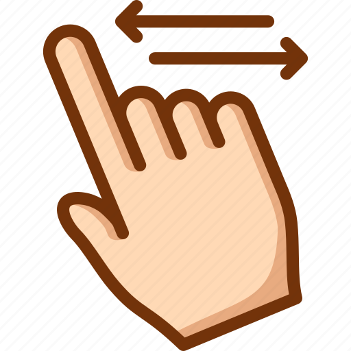 Finger, horizontal, scroll icon - Download on Iconfinder