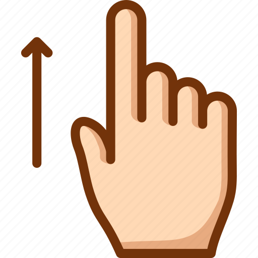 Finger, swipe, up icon - Download on Iconfinder