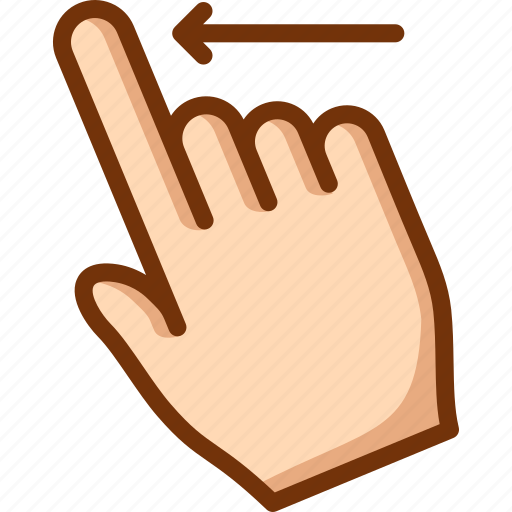 Finger, left, swipe icon - Download on Iconfinder