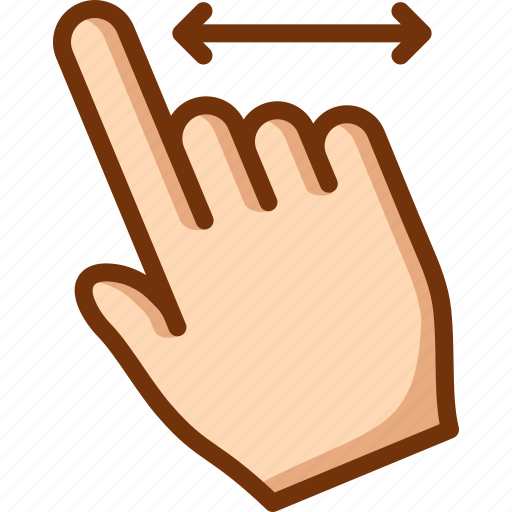 Finger, horizontal, swipe icon - Download on Iconfinder