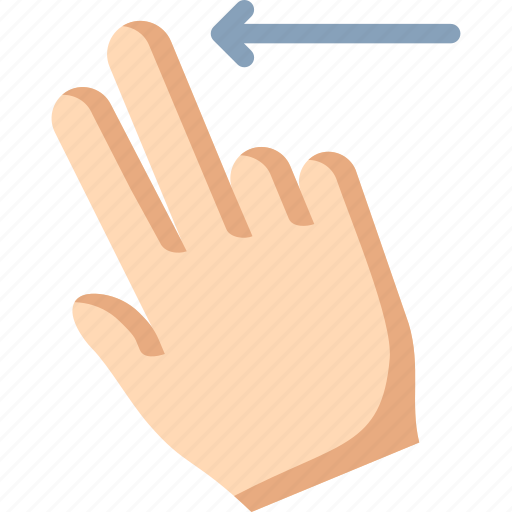 Fingers, left, swipe, two icon - Download on Iconfinder
