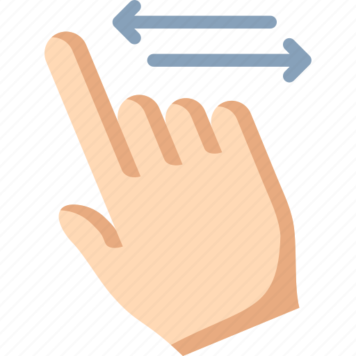 Finger, horizontal, scroll icon - Download on Iconfinder
