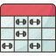 schedule, exercise, days, calendar, plan 