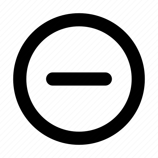 Minus, circled, remove, delete, trash, cancel, close icon - Download on Iconfinder
