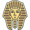 egyptian, face, giza, pharaoh