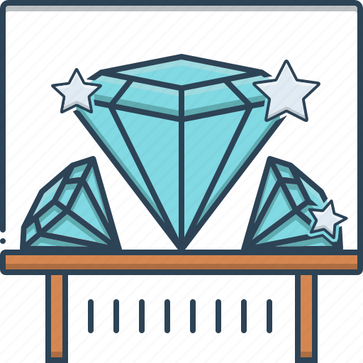 Diamond, exhibit, shiner, show, sparkler icon - Download on Iconfinder