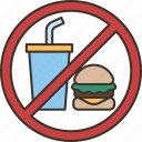 food, prohibited, drink, eat, restriction