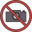 photography, prohibited, camera, warning, security 