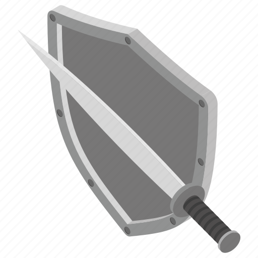 Fight symbol, military shield, protection symbol, shield logo, sword shield icon - Download on Iconfinder