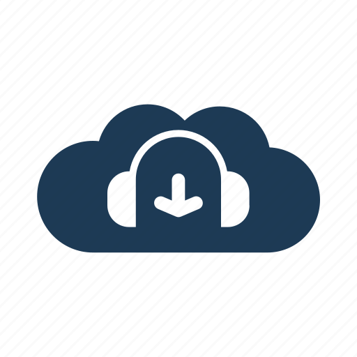 Cloud, headset, music icon - Download on Iconfinder