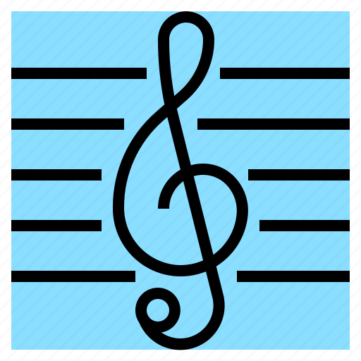 Clef, music, notes, sound, treble icon - Download on Iconfinder