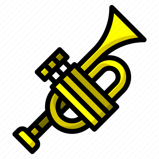 Instrument, music, musical, orchestra, trumpet, wind icon - Download on Iconfinder