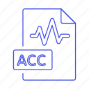 acc, audio, digital, file, format, music, sound, wave