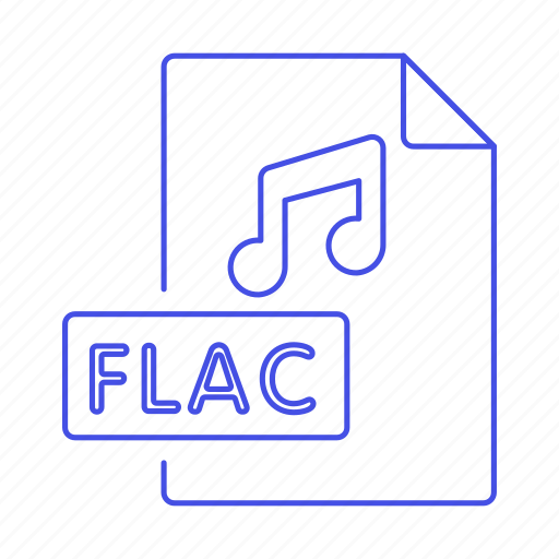 Audio, digital, file, flac, format, music, note icon - Download on Iconfinder