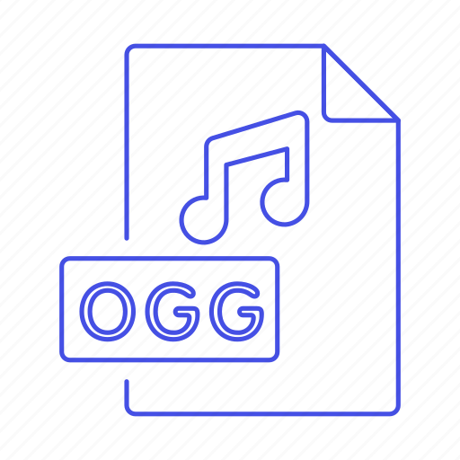 Audio, digital, file, format, music, note, ogg icon - Download on Iconfinder