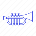 brass, instruments, music, trumpet, wind