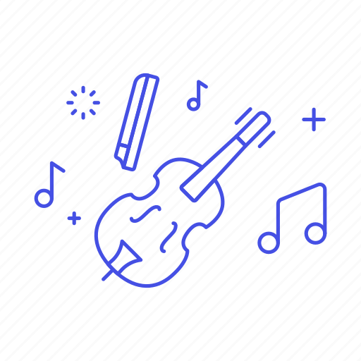 Acoustic, bowed, instruments, music, string, violin, wooden icon - Download on Iconfinder