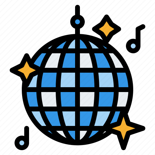 Ball, disco, light, music, party icon - Download on Iconfinder