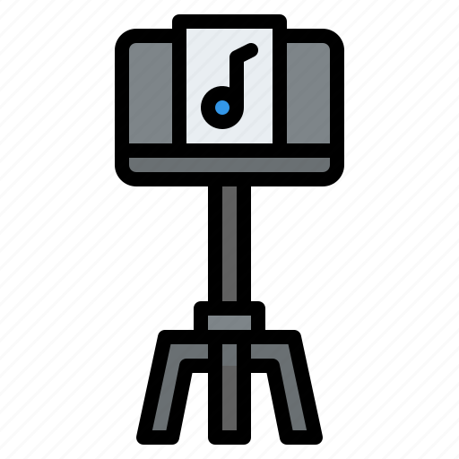 Concert, music, orchestra, stand icon - Download on Iconfinder