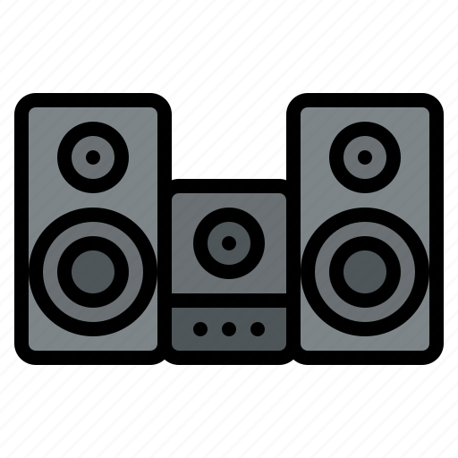 Electronic, music, sound, speaker icon - Download on Iconfinder