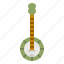 banjo, instrument, music, folk, string 