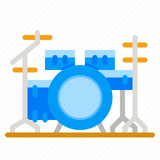 Drum, music, multimedia, sticks, instrument icon - Download on Iconfinder