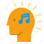 music, thought, song, head, note 