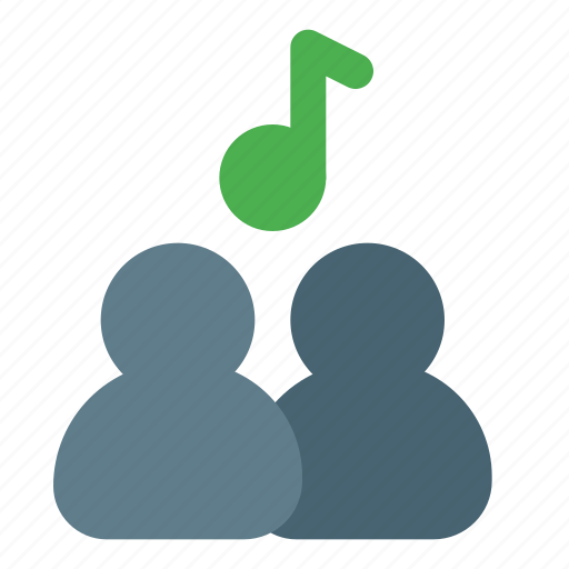Group, music, audio, music note icon - Download on Iconfinder
