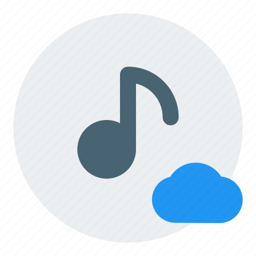Cloud, music, multimedia, sound icon - Download on Iconfinder