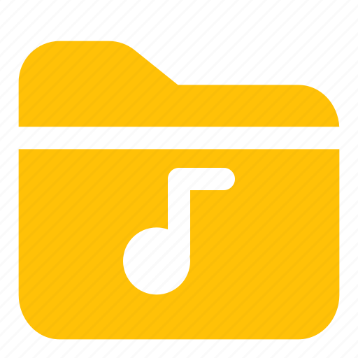 Music, folder, multimedia, sound icon - Download on Iconfinder