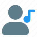 music, user, song, music note, avatar