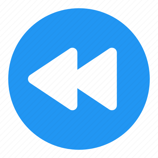 Rewind, circle, music, player, sound icon - Download on Iconfinder