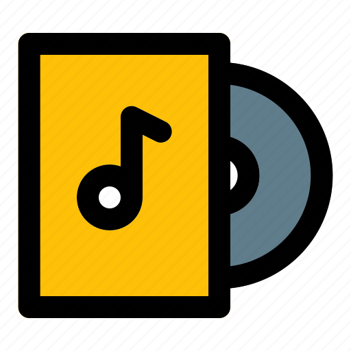 Cd, music, with, box, audio icon - Download on Iconfinder