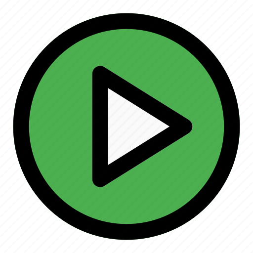Circle, play, music, sound icon - Download on Iconfinder