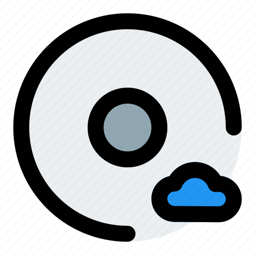 Cloud, music, filled, storage icon - Download on Iconfinder