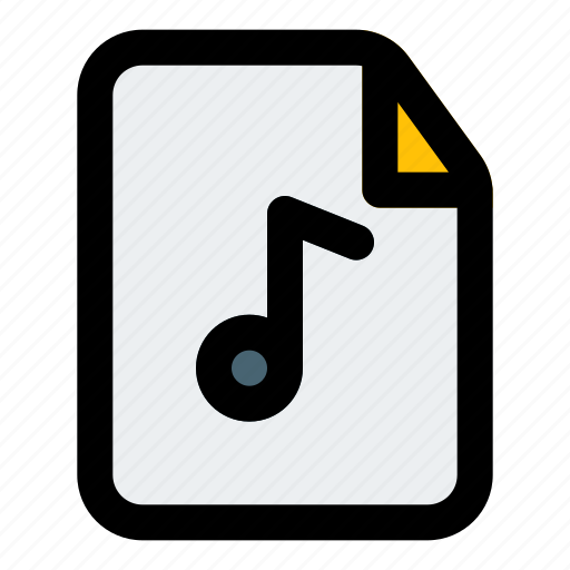 Music, file, document, audio icon - Download on Iconfinder