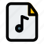 music, file, document, audio 