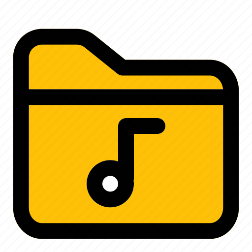 Music, folder, file, sound icon - Download on Iconfinder