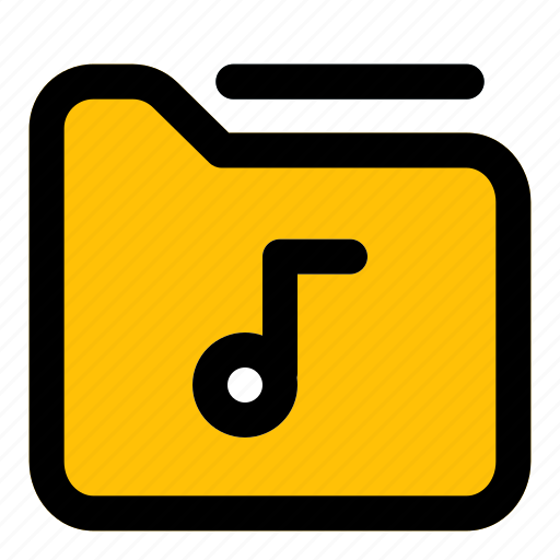 Music, folder, file, audio icon - Download on Iconfinder