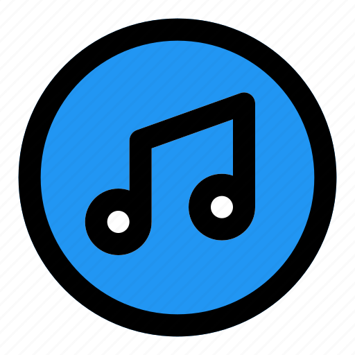 Music, note, circle, sound icon - Download on Iconfinder