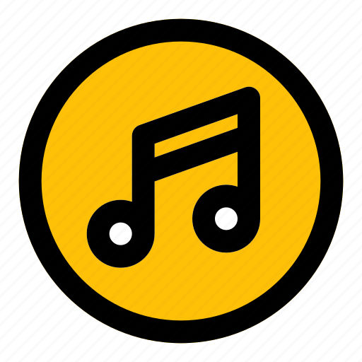 Music, note, circle, multimedia icon - Download on Iconfinder