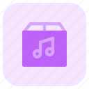 music, box, storage, collection, songs
