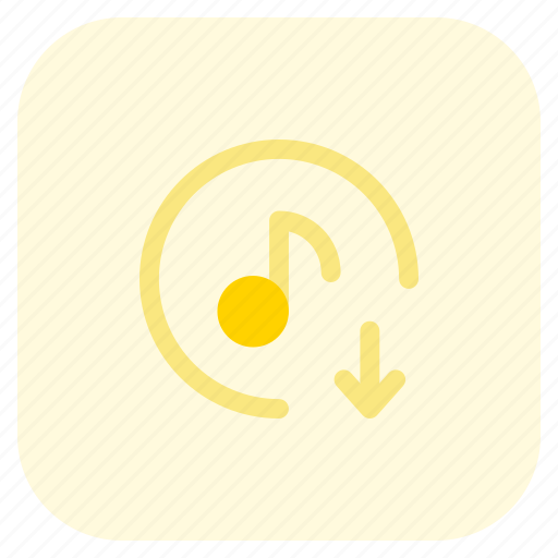 Music, download, arrow, down icon - Download on Iconfinder