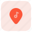 music, location, pin, map 