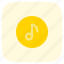 music, note, circle, player, sound 