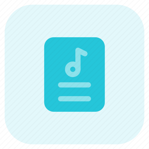 Music, sheet, player, song icon - Download on Iconfinder
