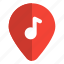 music, location, pin, gps, map 