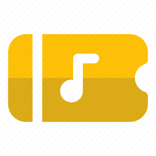 Music, ticket, audio, sound icon - Download on Iconfinder