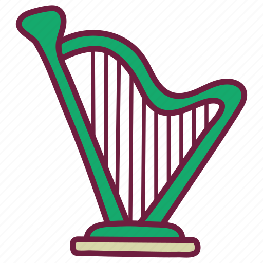 Instrument, music, lyre, melody, musical. icon - Download on Iconfinder